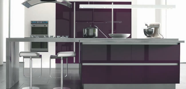 Plum kitchen design