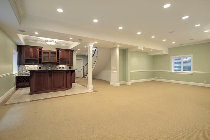 Basement remodel Marietta, Georgia