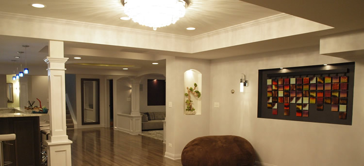 Lighting Johns Creek Basement