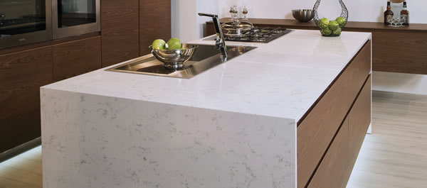 quartz kitchen countertop